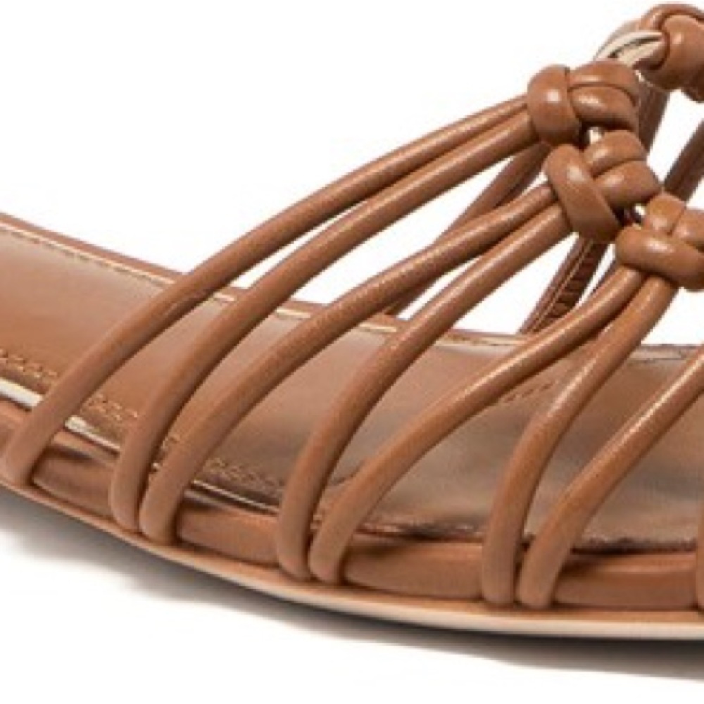 PAIGE $239 Women’s Daya Slide Sandal Cognac Color Size 7.5 New - Picture 5 of 8